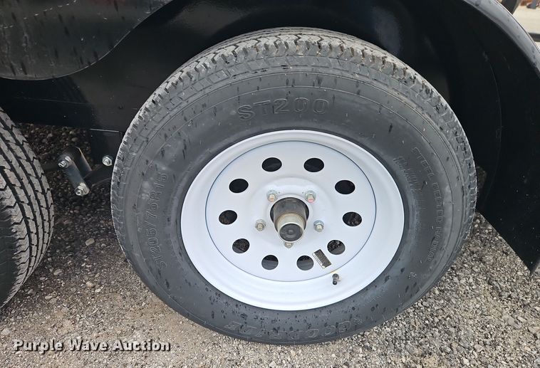 image for item EI8615 2024 Orange Line TU70-20BK4AR2B utility trailer