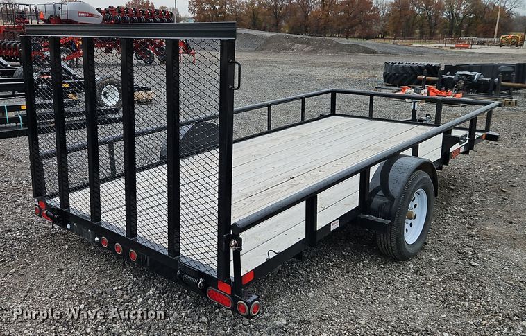 image for item EI8616 2024 Orange Line SU35-14BK4RG utility trailer