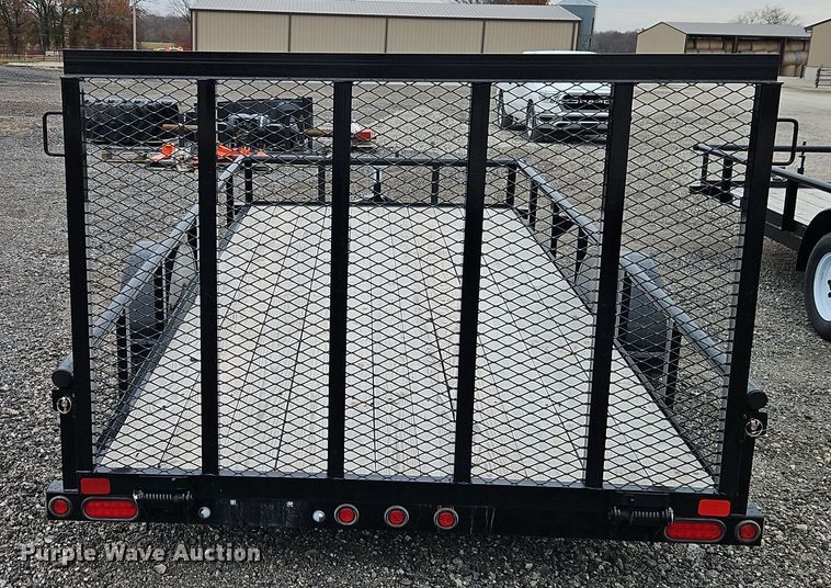 image for item EI8616 2024 Orange Line SU35-14BK4RG utility trailer