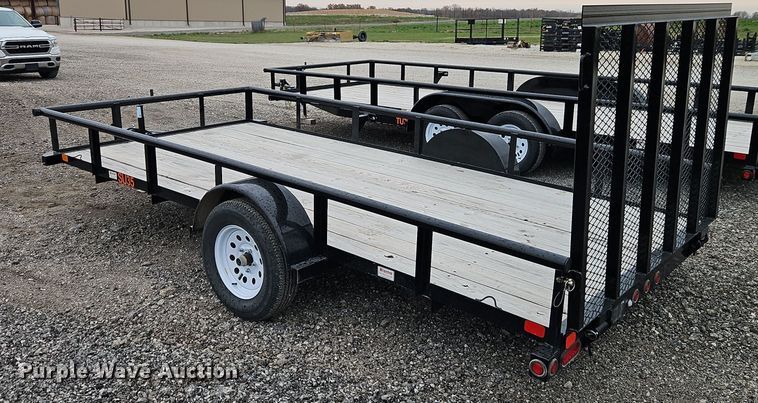 image for item EI8616 2024 Orange Line SU35-14BK4RG utility trailer