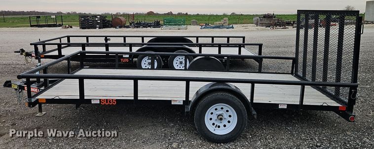 image for item EI8616 2024 Orange Line SU35-14BK4RG utility trailer