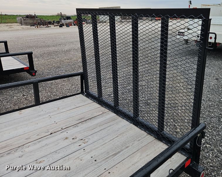 image for item EI8616 2024 Orange Line SU35-14BK4RG utility trailer