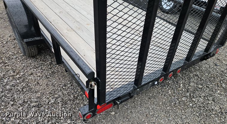 image for item EI8616 2024 Orange Line SU35-14BK4RG utility trailer