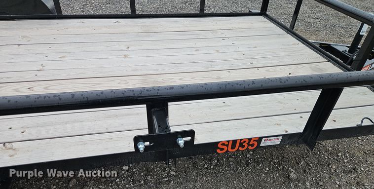 image for item EI8616 2024 Orange Line SU35-14BK4RG utility trailer