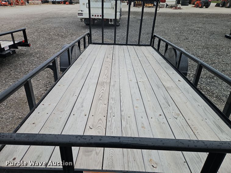 image for item EI8616 2024 Orange Line SU35-14BK4RG utility trailer