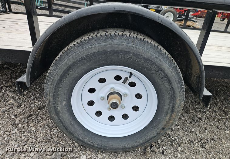 image for item EI8616 2024 Orange Line SU35-14BK4RG utility trailer