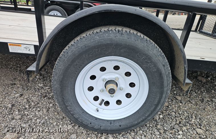 image for item EI8616 2024 Orange Line SU35-14BK4RG utility trailer