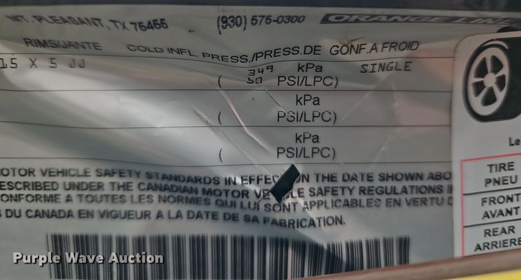 image for item EI8616 2024 Orange Line SU35-14BK4RG utility trailer