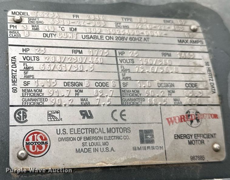 image for item EJ3316 Ingersoll-Rand EP-25 air compressor