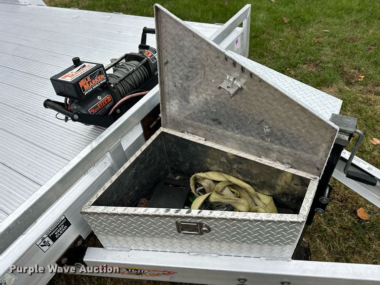 image for item EJ5169 2019 H&H trailers H8222EXA-100 tilt deck equipment trailer