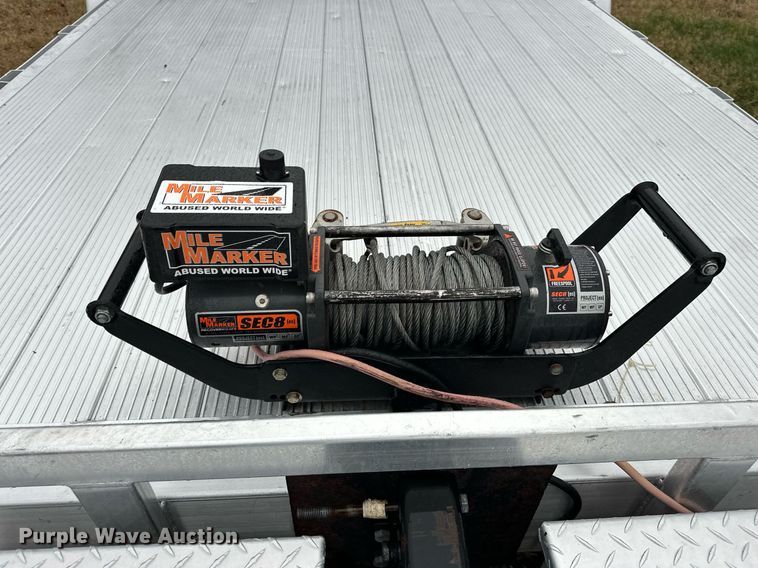 image for item EJ5169 2019 H&H trailers H8222EXA-100 tilt deck equipment trailer