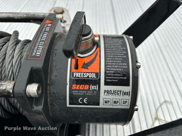 image for item EJ5169 2019 H&H trailers H8222EXA-100 tilt deck equipment trailer