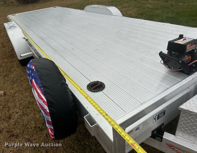 image for item EJ5169 2019 H&H trailers H8222EXA-100 tilt deck equipment trailer