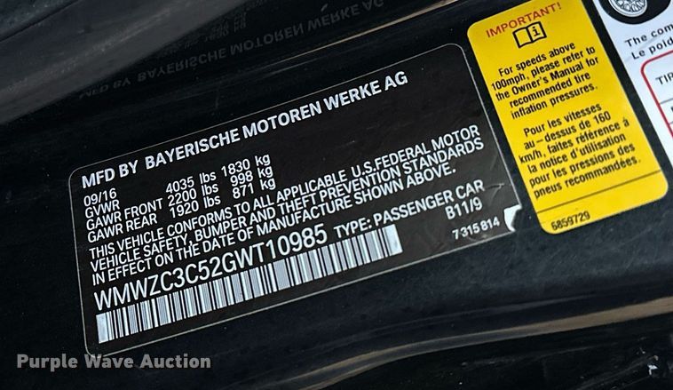 image for item EJ5217 2016 Mini Cooper Countryman S 