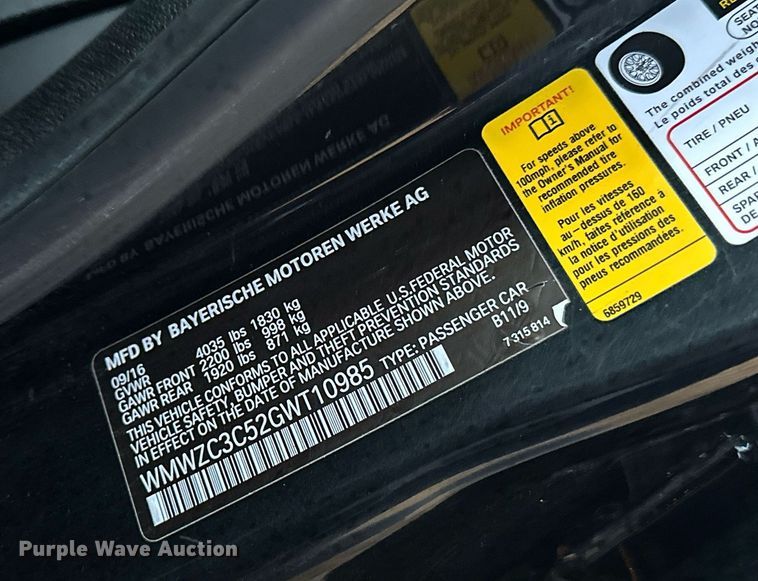 image for item EJ5217 2016 Mini Cooper Countryman S 