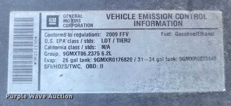 image for item EJ8129 2009 GMC  Yukon  SUV