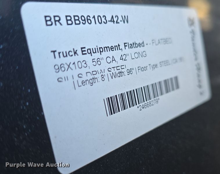 image for item EK2477 Bradford Built flatbed