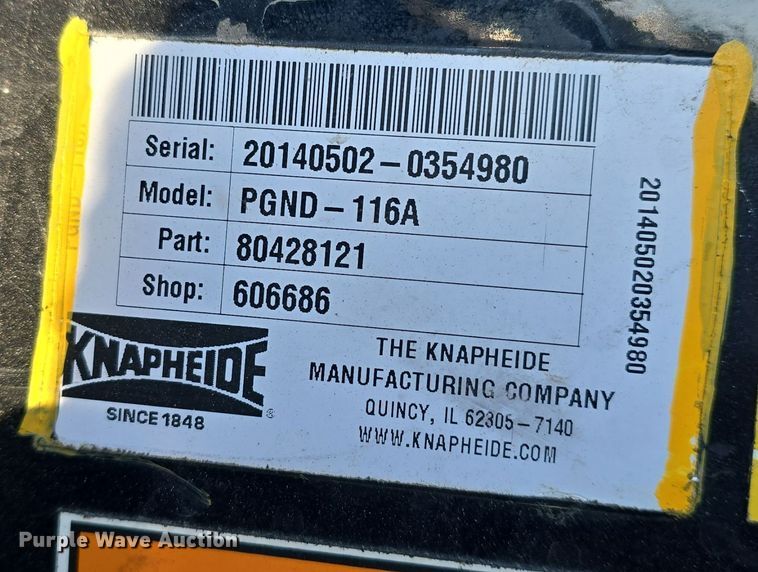 image for item EK2480 2014 Knapheide PGND-116A flatbed