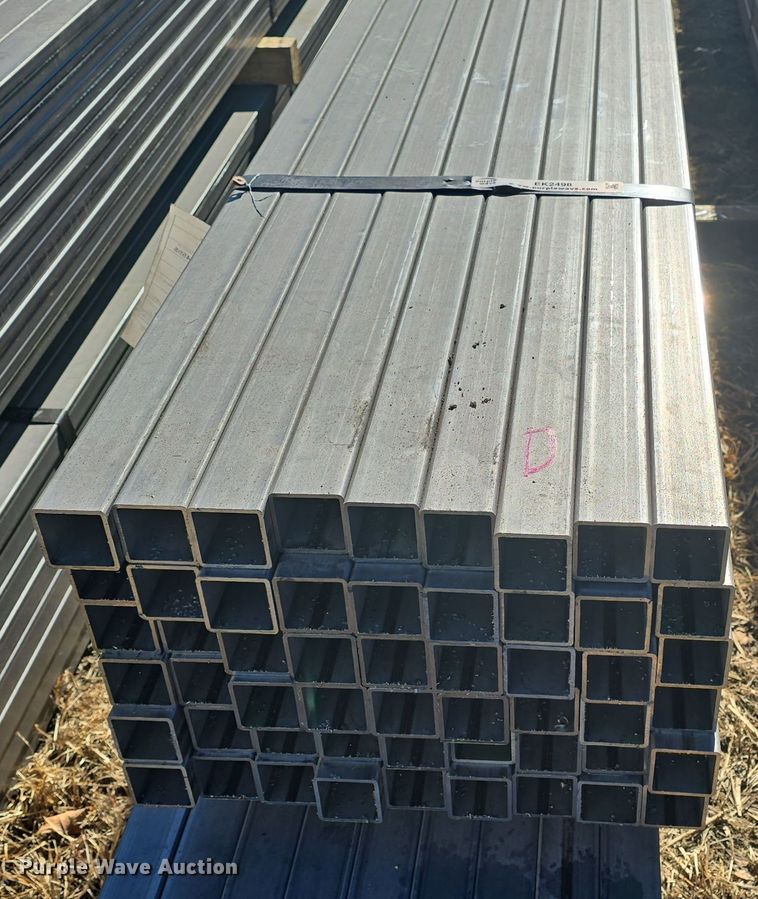 image for item EK2498 (2) bundles of square tubing