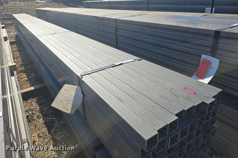 image for item EK2498 (2) bundles of square tubing