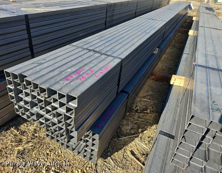 image for item EK2498 (2) bundles of square tubing