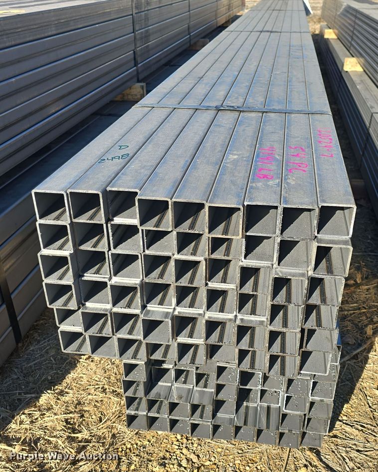 image for item EK2498 (2) bundles of square tubing