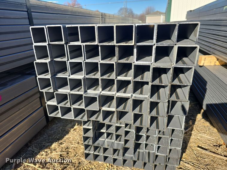 image for item EK2498 (2) bundles of square tubing