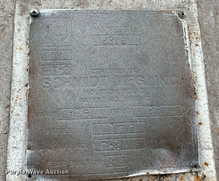 image for item EM0010 1984 Schmidt 160 sand blasting trailer