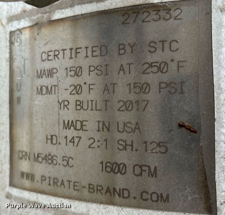 image for item EM0010 1984 Schmidt 160 sand blasting trailer