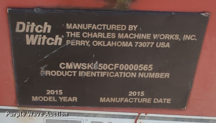 image for item EQ2496 2015 Ditch Witch SK850 compact utility loader