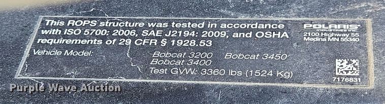 image for item EQ2516 2011 Bobcat utility vehicle