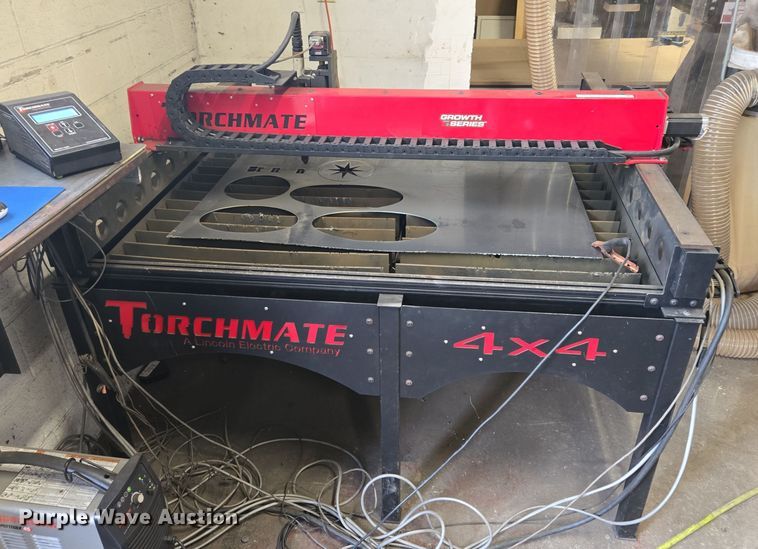 image for item EQ3772 Lincoln  Torchmate 4x4 plasma cutting table 