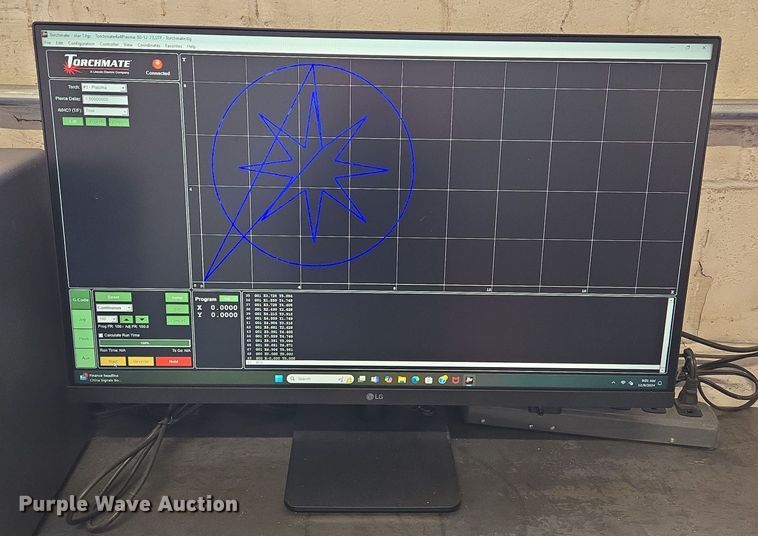 image for item EQ3772 Lincoln  Torchmate 4x4 plasma cutting table 