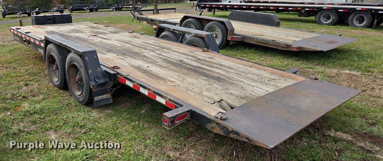 image for item EQ3778 2011 Midsota Manufacturing Midsota TB (7) tilt deck equipment trailer