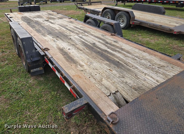 image for item EQ3778 2011 Midsota Manufacturing Midsota TB (7) tilt deck equipment trailer