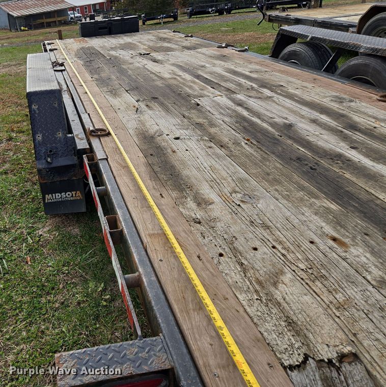 image for item EQ3778 2011 Midsota Manufacturing Midsota TB (7) tilt deck equipment trailer