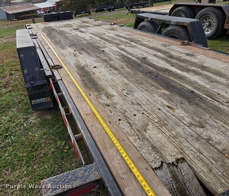 image for item EQ3778 2011 Midsota Manufacturing Midsota TB (7) tilt deck equipment trailer