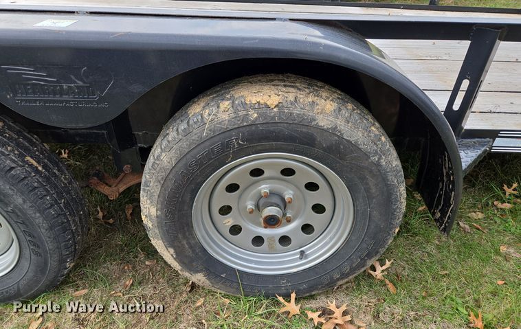 image for item EQ3780 2016 Heartland  utility trailer