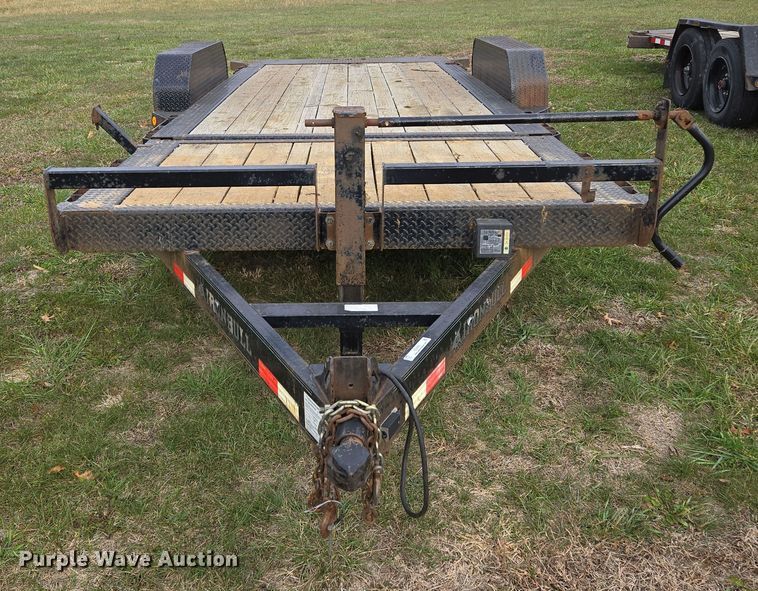 image for item EQ3782 2018 Ironbull tilt deck equipment trailer
