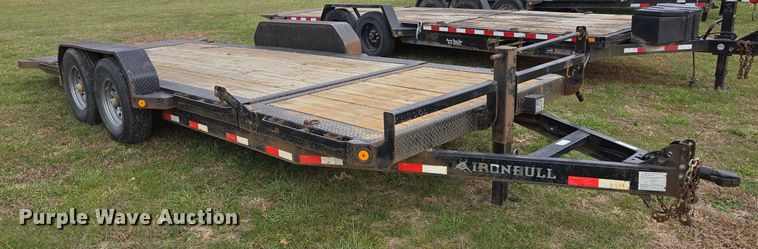 image for item EQ3782 2018 Ironbull tilt deck equipment trailer