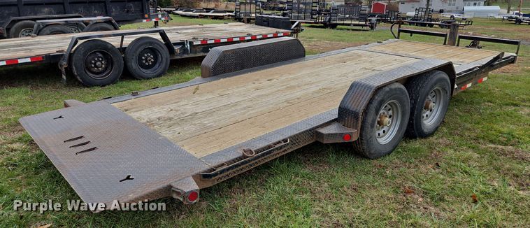 image for item EQ3782 2018 Ironbull tilt deck equipment trailer