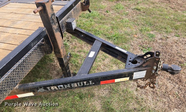 image for item EQ3782 2018 Ironbull tilt deck equipment trailer