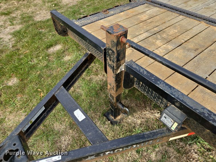 image for item EQ3782 2018 Ironbull tilt deck equipment trailer
