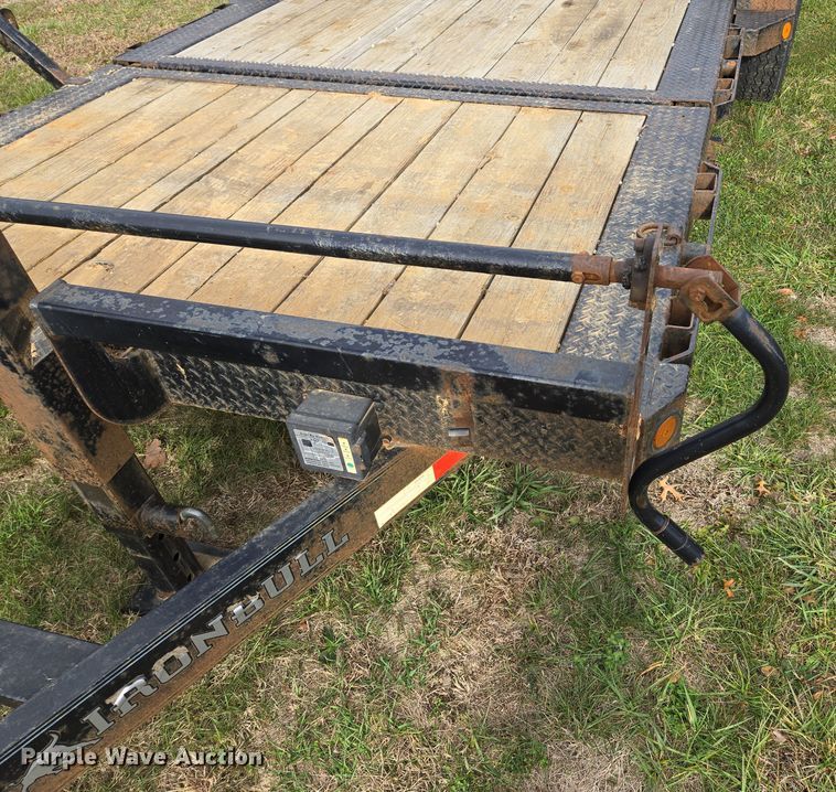 image for item EQ3782 2018 Ironbull tilt deck equipment trailer