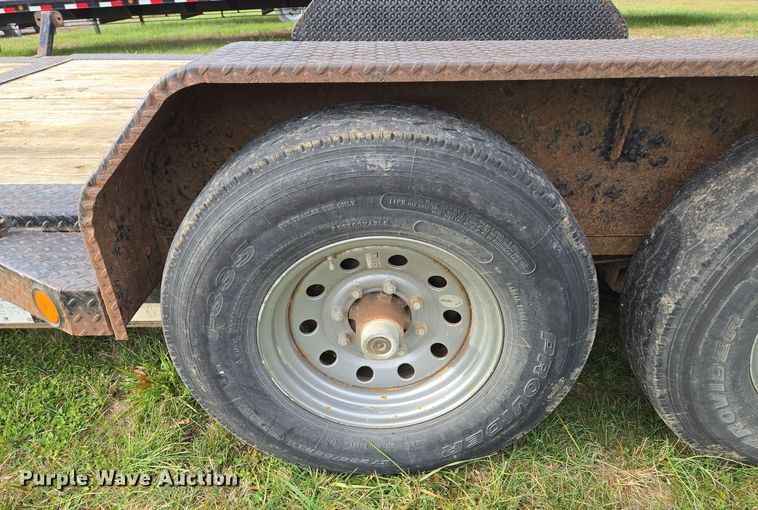 image for item EQ3782 2018 Ironbull tilt deck equipment trailer