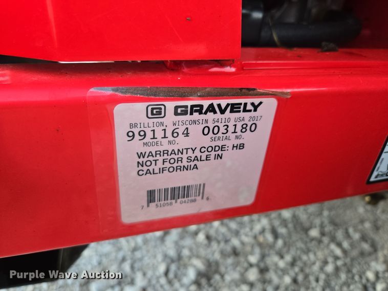 image for item EQ3800 Gravely  ZT HD-52 ZTR lawn mower