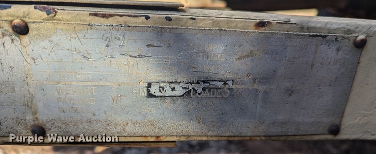 image for item ER4551 1991 Utility trailer