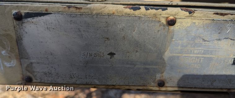 image for item ER4551 1991 Utility trailer