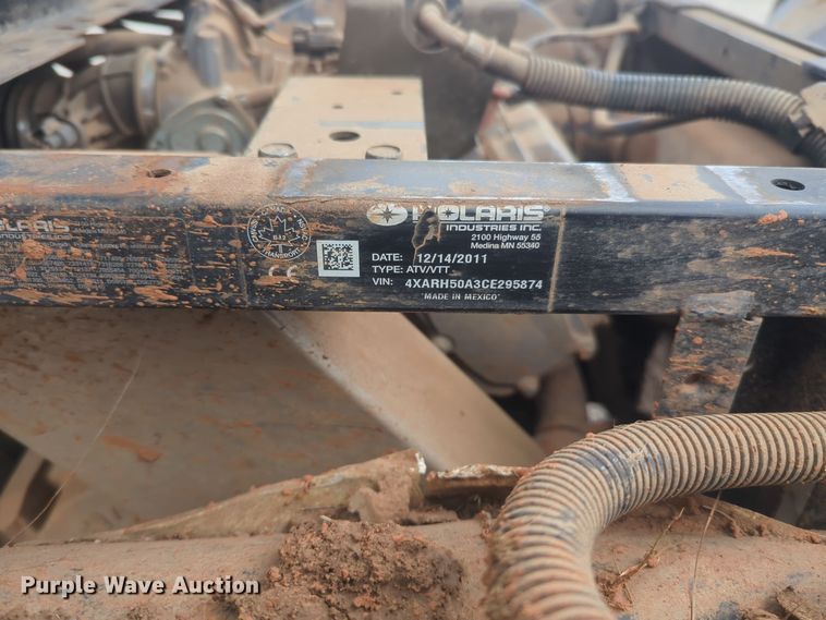 image for item ER4604 2012 Polaris Ranger 500 utility vehicle