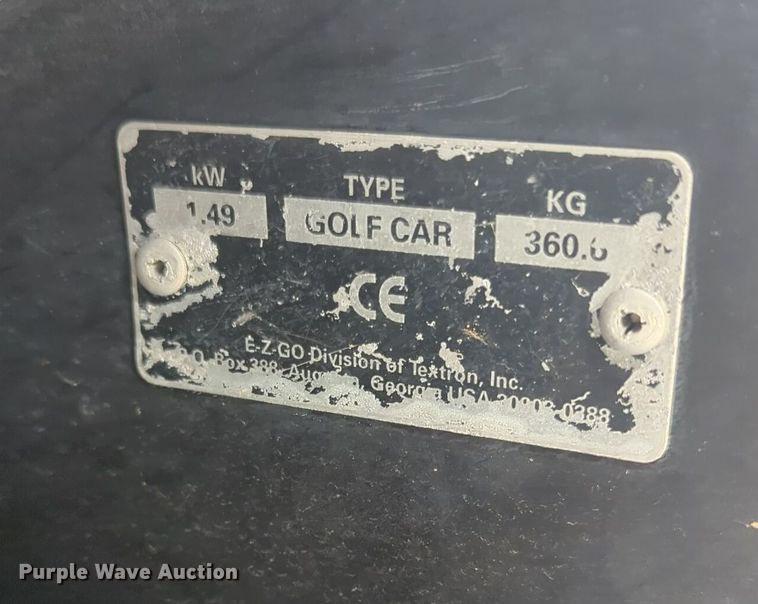 image for item ER4608 EZ-GO golf cart